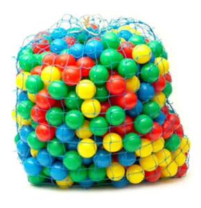 Wash Net filled with Ball Pit Balls