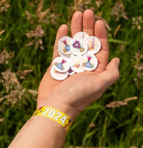 Pre-printed Wristbands and Tokens with Olympic Games designs