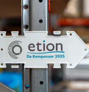 White Arrow Sign with personalisation