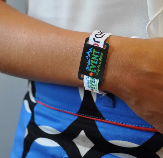Woven Fabric Wristband with RFID