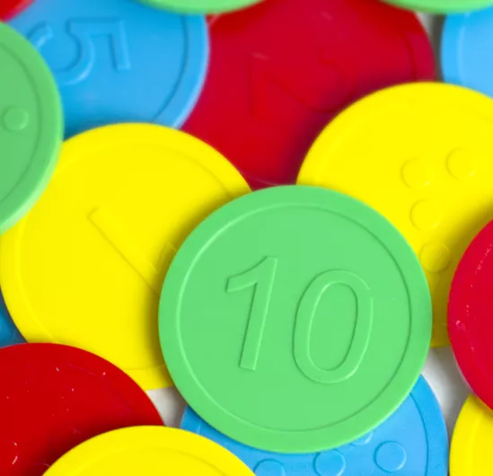 Braille Tokens with standard designs